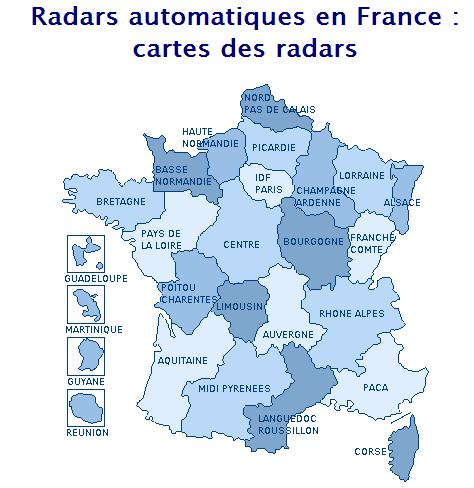 Radars_Automatique_en_ France_carte_des Radars