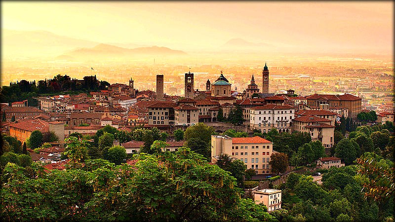 Bergame Bergamo, Italy -un beau pays