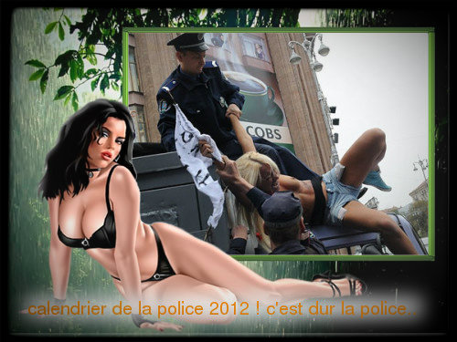 le-calendrier- de- la -police-2012