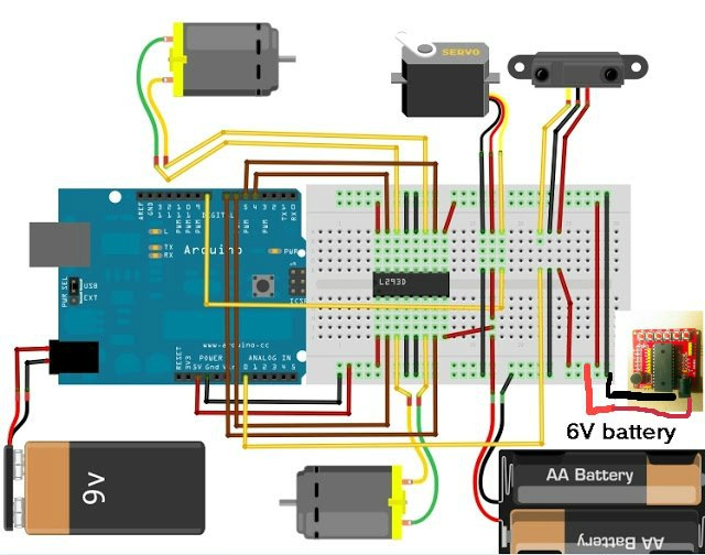 circuit- robot-carte-Arduino