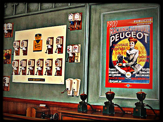 Exposition- musée- Peugeot -de- moulins- à -café