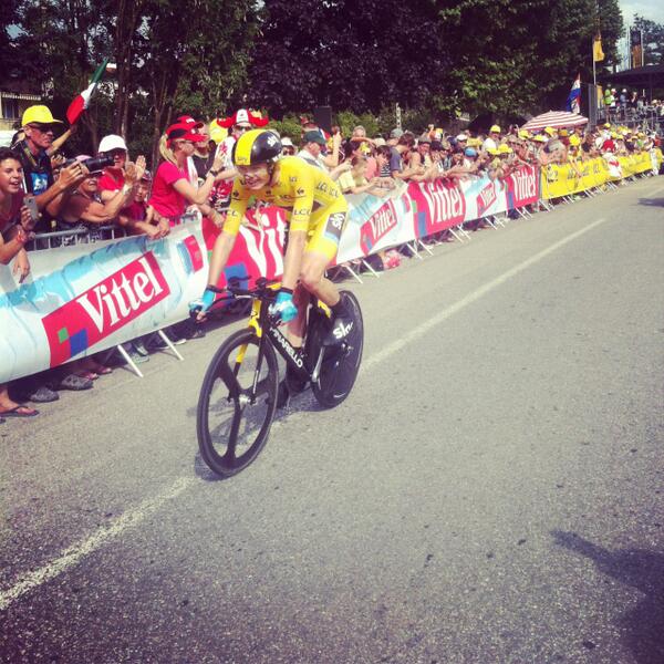 Froome est à l`heure !