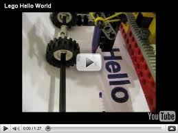 IMPRIMANTE-Lego Hello World