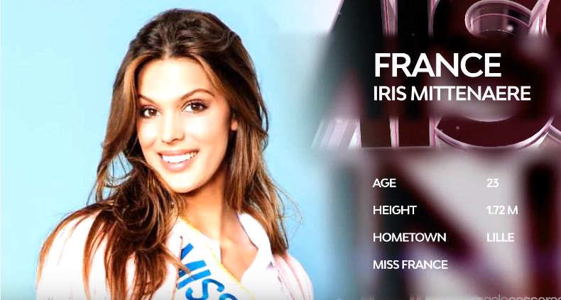 iris-Mittenaere-candidate miss univers -2017