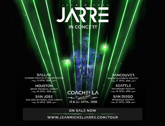 Jean-Michel -Jarre -vient d`annoncer -de -nouvelles _dates de tournée _pour _l`Amérique