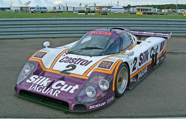 La Jaguar XJR-9LM, victorieuse de l`édition 1988