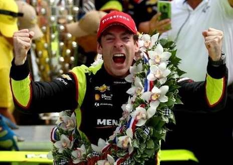 le- Français -Simon -Pagenaud-remporté- les -fameux- 500- Miles -d`Indianapolis