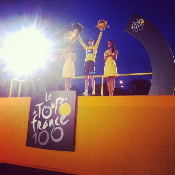 Maillot Jaune Chris Froome !