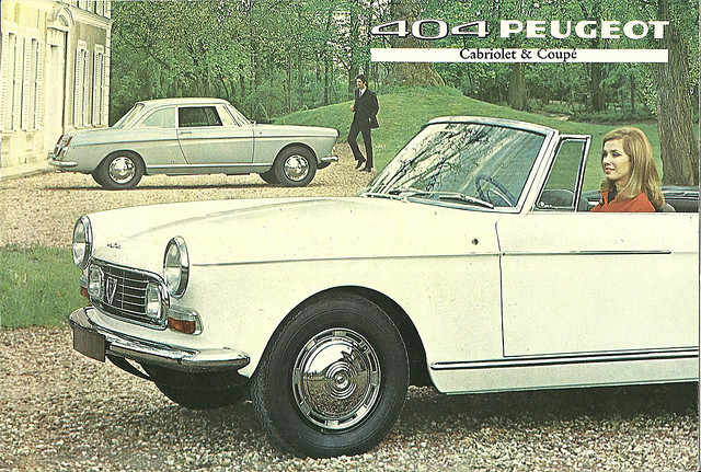 Peugeot 404 coupe and cabriolet