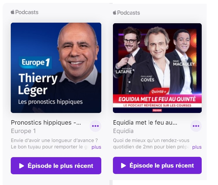 PODCASTS -Thierry Léger et Equidia
