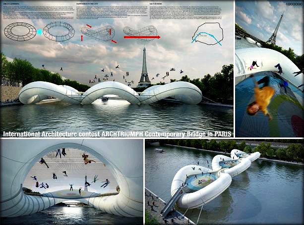 projet-pont-de-Paris -trois -géants_modules -gonflable