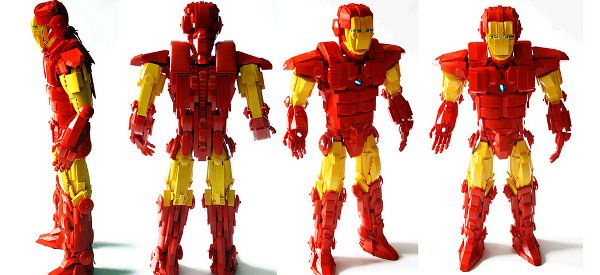 La magnifique sculpture d’Iron Man en Lego d’Orion 