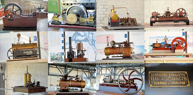 Machines - Vapeur- Miniature -Histoire- Industrie -Train-steampuck