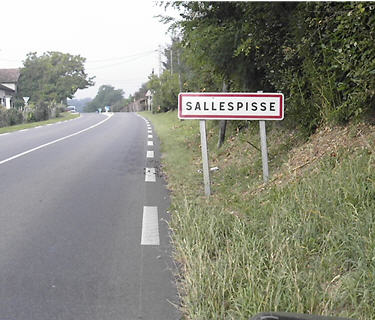 SALLEPISSE PANNEAU DE SIGNALISATION