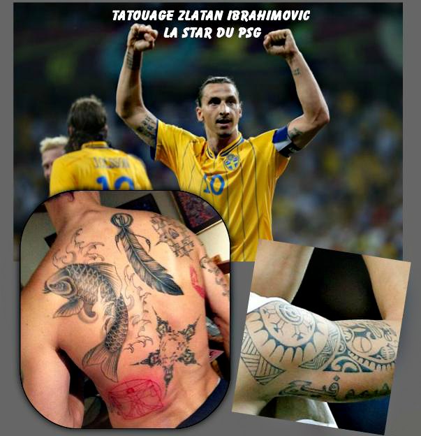 Tatouage_ Zlatan_ Ibrahimovic_ la _star_ du_ PSG