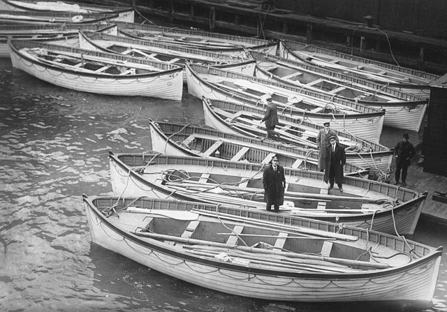 canaux de sauvetage-Titanic