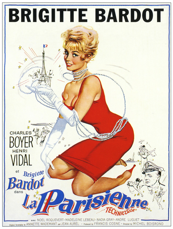 une-parisienne-movie-poster-1957 Brigitte-Bardot