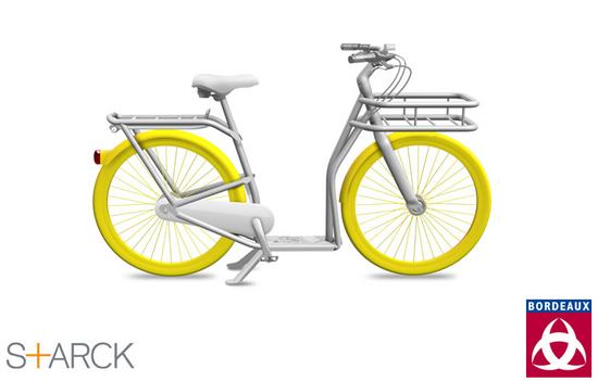Philippe Starck- son- vélo-trottinette- urbain - du - futur