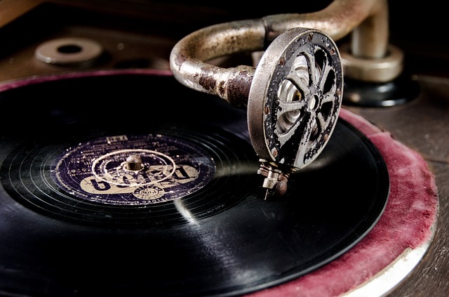  vinyle, lecteur, rétro, vintage, équipement, platine, gramophone, audio, musique