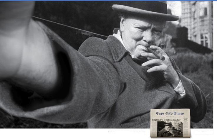 Winston Churchill,selfi
